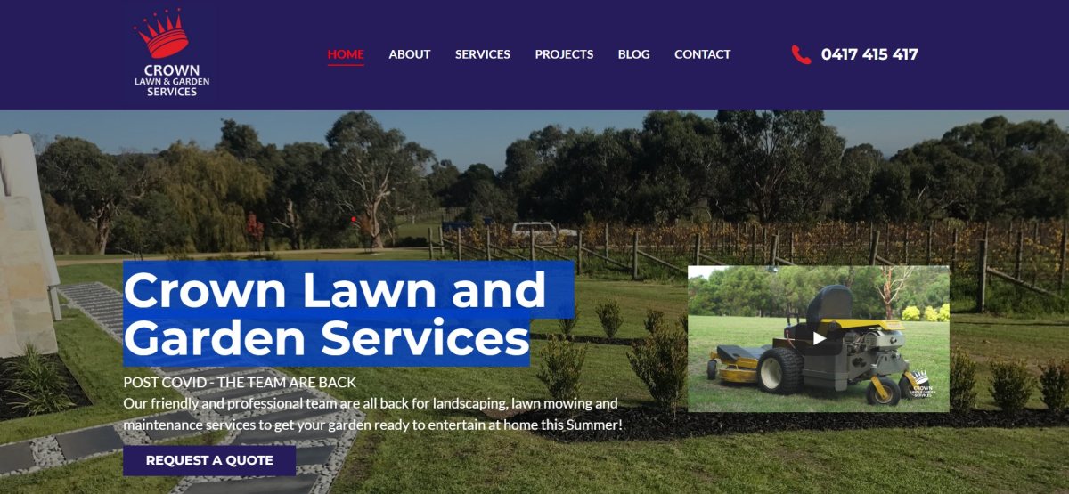 crown lawn and garden services