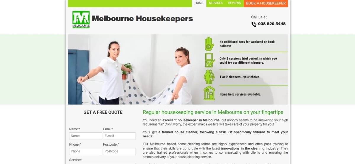 melbourne housekeepers